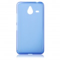 Pouzdro na Microsoft Lumia 640 XL - CASE "FROSTED" (zadní kryt) - modré