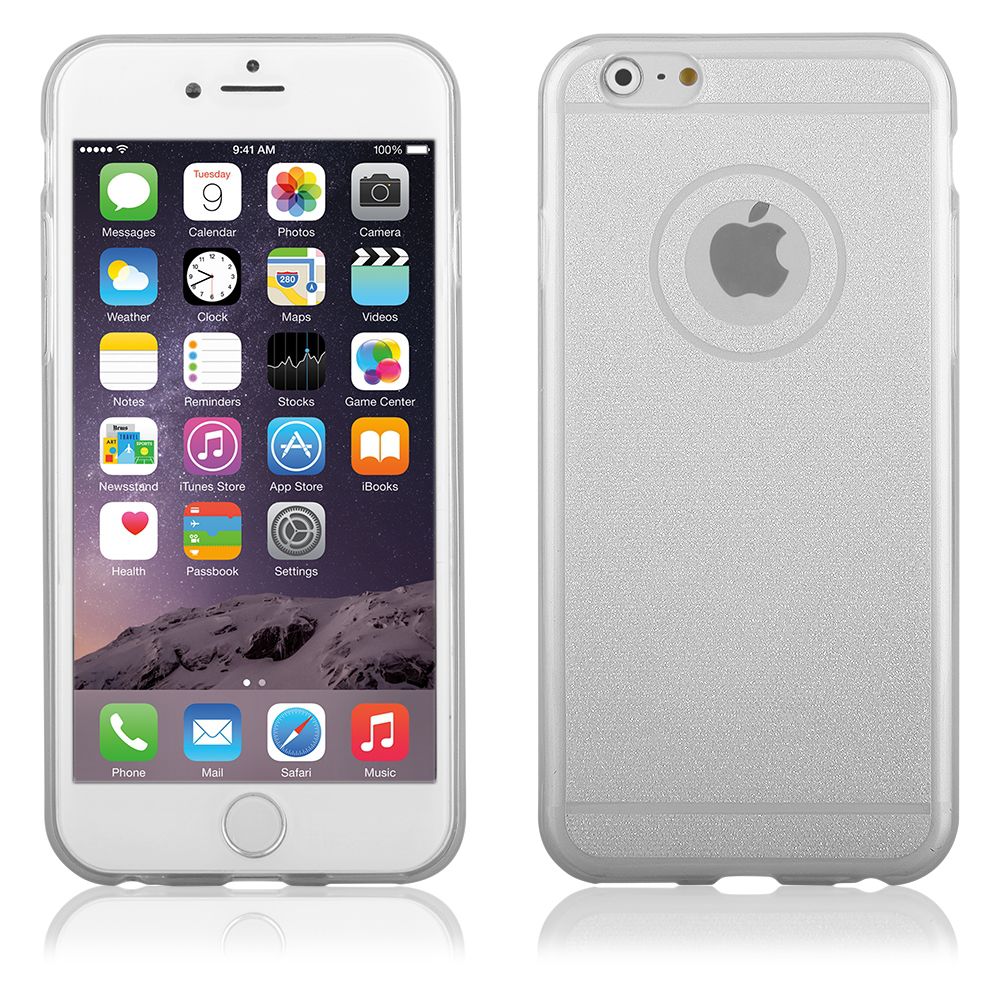 Pouzdro na iPhone 6 Plus 5.5" - CASE "SHINE" - stříbrné QULT Case