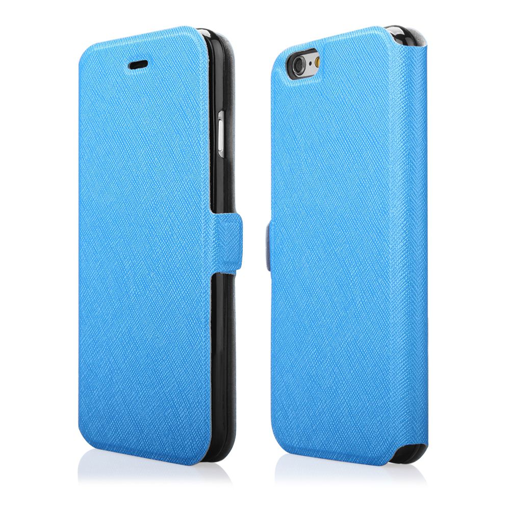Pouzdro na iPhone 6 Plus 5.5” - FLIP SOFT světle modré Ego mobile