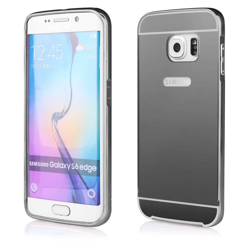 Pouzdro na iPhone 5 / 5s - Luxury + Glass Mirror - šedé QULT Case