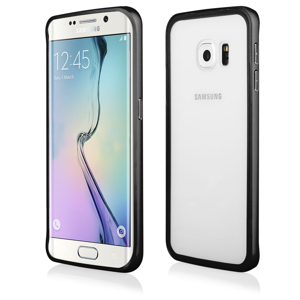 Pouzdro na Samsung G928 S6 + - LUXURY+ACRYLIC GLASS černé QULT Case