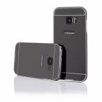 Pouzdro na Samsung G930 S7 - LUXURY+GLASS MIRROR šedé