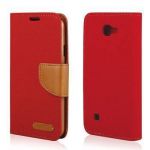 Pouzdro Fancy Case na LG K4 (K120) červené
