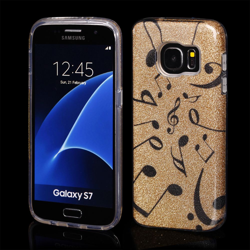 Pouzdro Blink Case pro Samsung J5 J510 2016 zlaté Noty