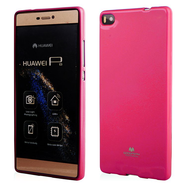 Pouzdro na Huawei P8 - MERCURY JELLY - růžové