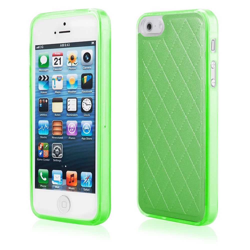 Pouzdro Qult Skin pro iPhone 5/5s/SE zelené