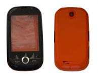 Výměnný kryt pro Samsung S3650 Corby - neoriginální - oranžový