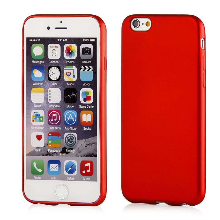 Pouzdro na iPhone 6/6s Plus 5.5 - zadní kryt iGEL červené Global technology