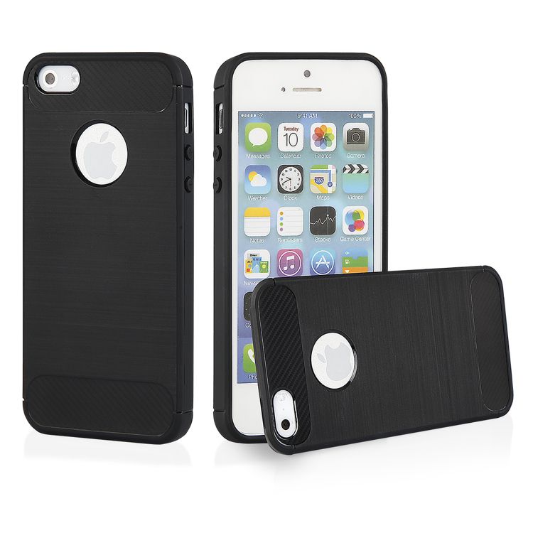 Pouzdro na iPhone 7 Plus 5.5" - Armor černé Jelly Case