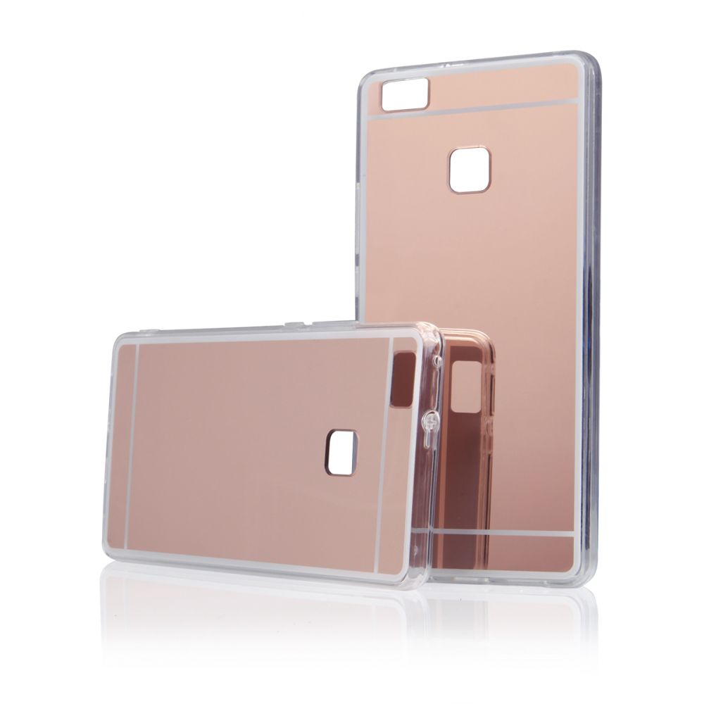 Pouzdro na Huawei Y3 II - "MIRROR" (zadní kryt) - zlatorůžové Jelly Case