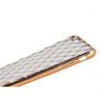 Pouzdro 3D Grid na iPhone 6 / 6S zlaté Grid Case
