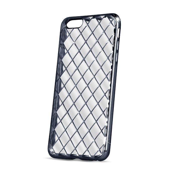 Pouzdro 3D Grid na Huawei P9 Lite stříbrné Grid Case