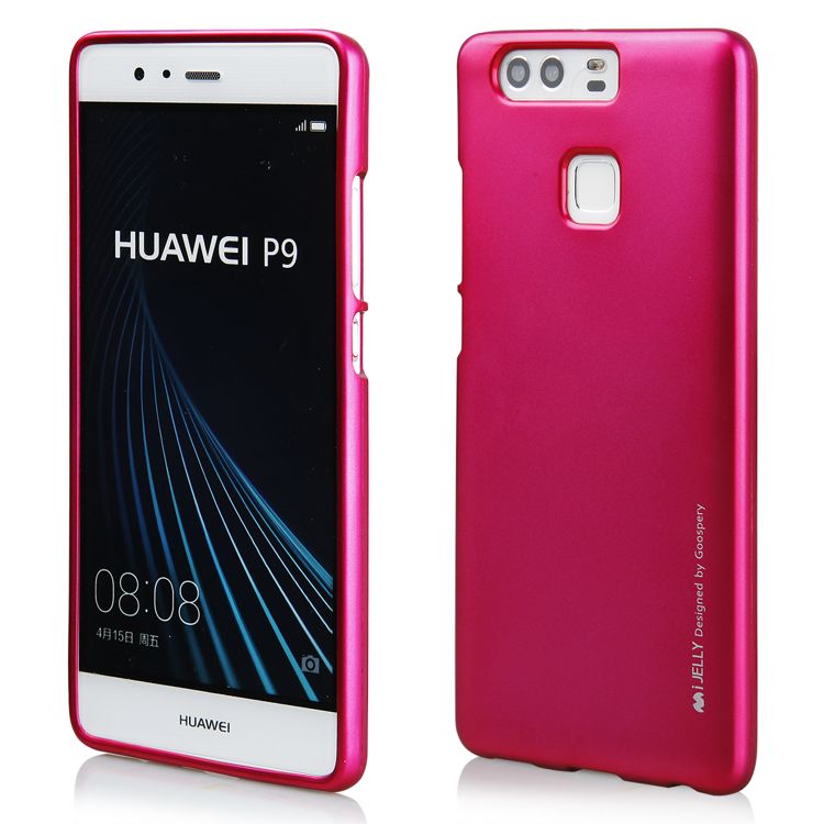 Pouzdro na Huawei Y7- MERCURY i-JELLY - tmavě růžové