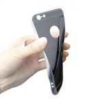 Pouzdro na LG K10 2017 - MIRROR - šedé Jelly Case