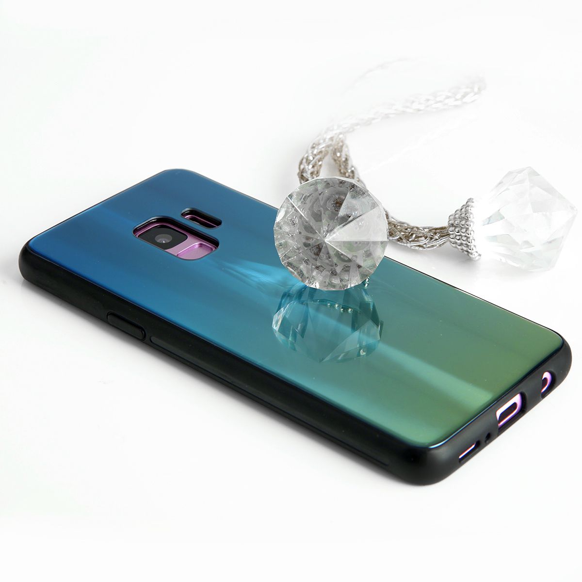 Pouzdro na Huawei P20 Lite - Jelly Glass - fialovo-modré Global Technology