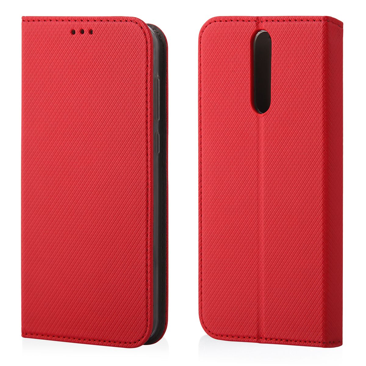 Pouzdro na Samsung A600 A6 2018 - Flip case magnet červené Ego mobile