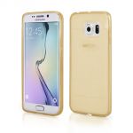 Pouzdro na Samsung G928 S6 EDGE+ - CASE "SHINE" (zadní kryt) - zlaté QULT Case