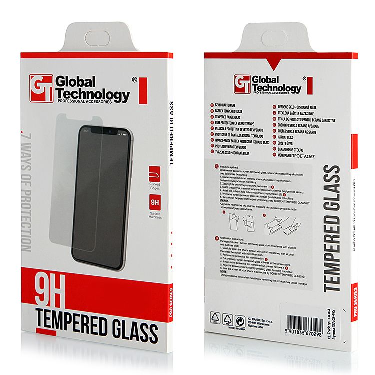 GT Tvrzené sklo pro iPhone XS MAX - 5901836674777