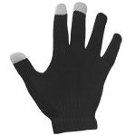 Dotykové rukavice - univerzální velikost - černé Ego mobile