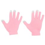 Dotykové rukavice - univerzální velikost - růžové