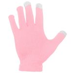 Dotykové rukavice - univerzální velikost - růžové Ego mobile