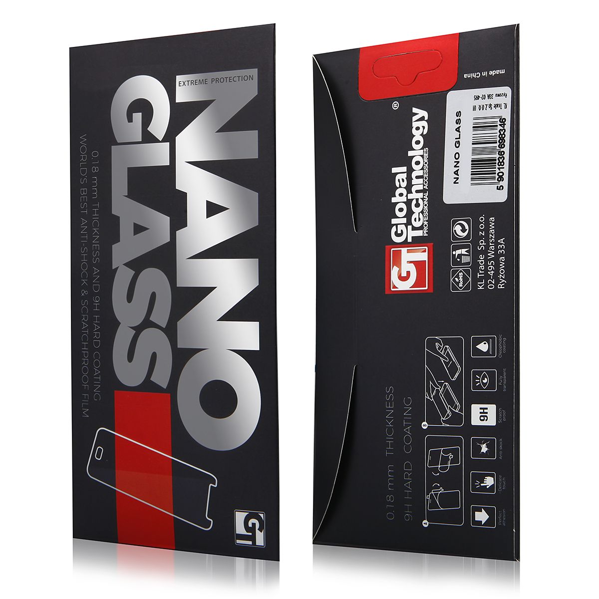 GT Nano sklo pro OnePlus 5 - Premium - 5901836710871 - čiré Global technology