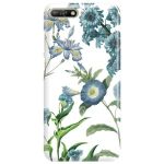 Pouzdro Funny Case pro Huawei Y6 2018 modré květy