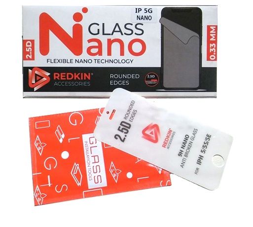 Nano sklo Redkin pro iPhone 5 / 5S / SE - 5907551300588 - čiré