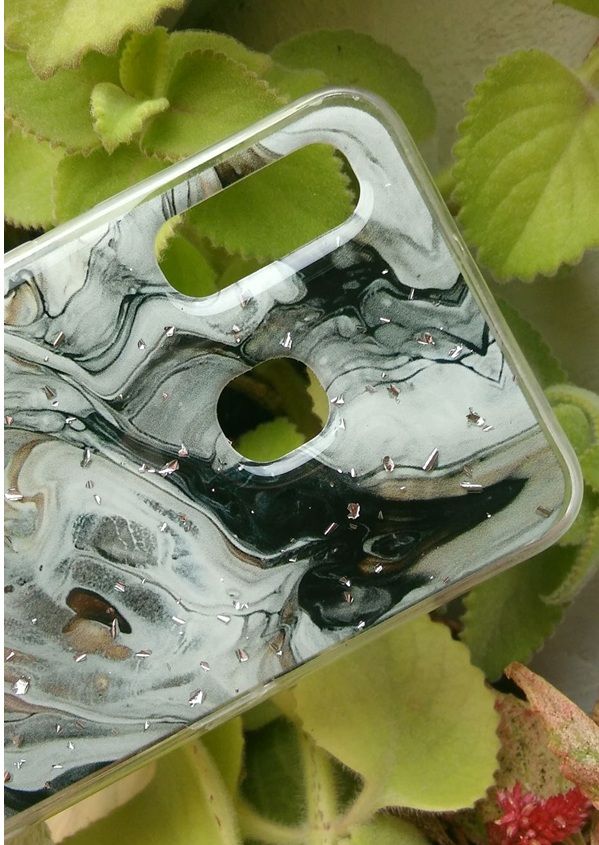 Pouzdro Blink Case Mramor pro Samsung A20e - šedé