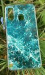 Pouzdro Blink Case Mramor pro Samsung A40 - zelené