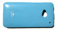 Pouzdro Goospery Mercury Jelly na HTC One M7 - modré