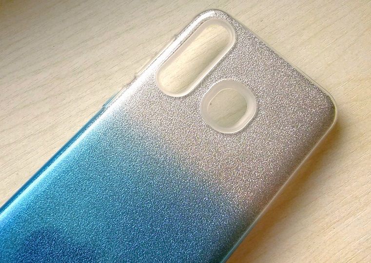 Pouzdro Blink Case pro Samsung A50 A505 - Ombre modré Jelly Case