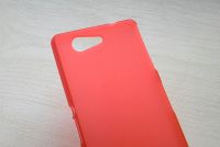 Pouzdro Jelly Case na Sony Xperia Z3 mini - Matt - červené