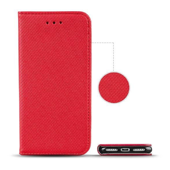 Pouzdro Sligo Smart pro Huawei Honor 7C - Magnet - červené Sligo Case