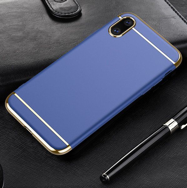 Mocolo pouzdro na Huawei P Smart - Luxury - modré