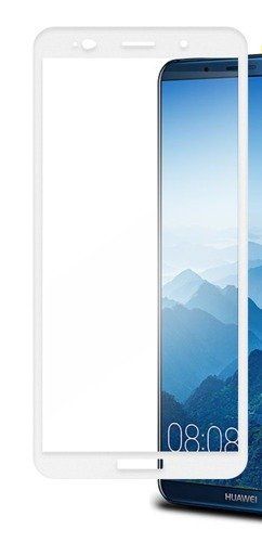 3D Sklo pro Huawei Mate 10 - bílé - 1000000185065 3D Premium Tempered Glass