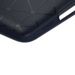 Pouzdro Jelly Case na Huawei P40 Lite E - Carbon LUX - černé