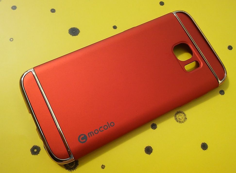 Mocolo pouzdro na Samsung S7 Edge - Luxury - červené