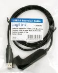Kabel Logilink CU0036 USB - USB - černý