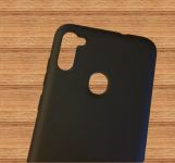 Jelly Case na Samsung A11 - Matt - černé