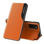 Pouzdro Smart Flip na Samsung A72 - oranžové