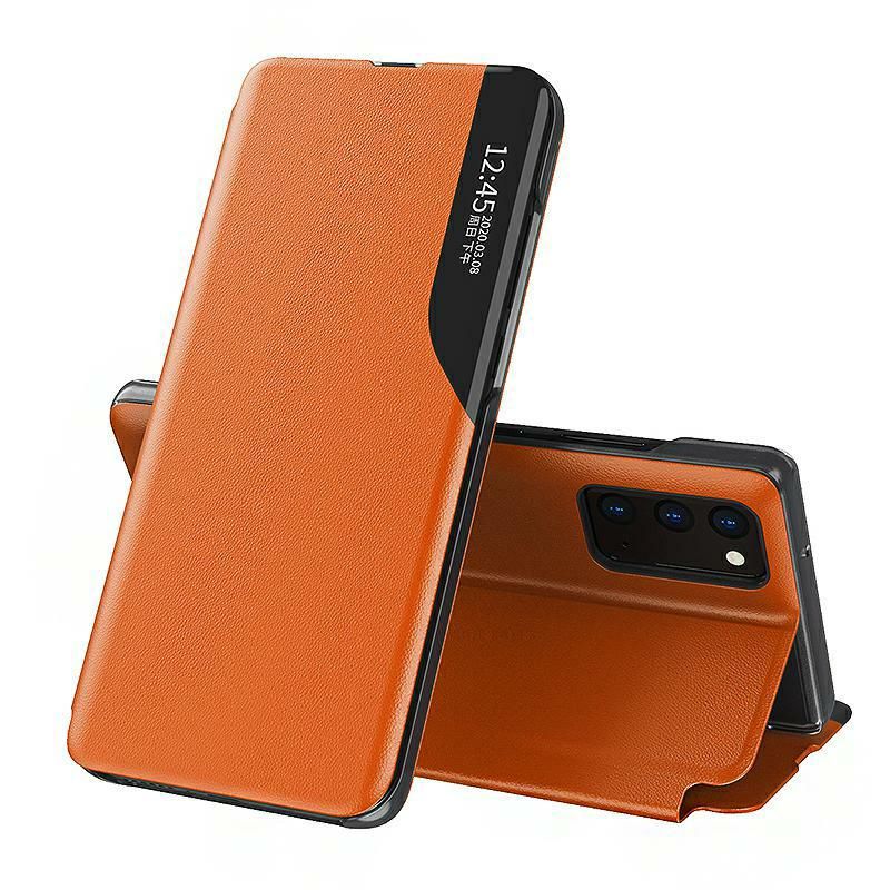 Pouzdro Smart Flip na Samsung S11 LITE / S20 - oranžové Sligo Case