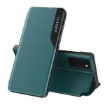 Pouzdro Smart Flip na Samsung S21 Ultra - zelené