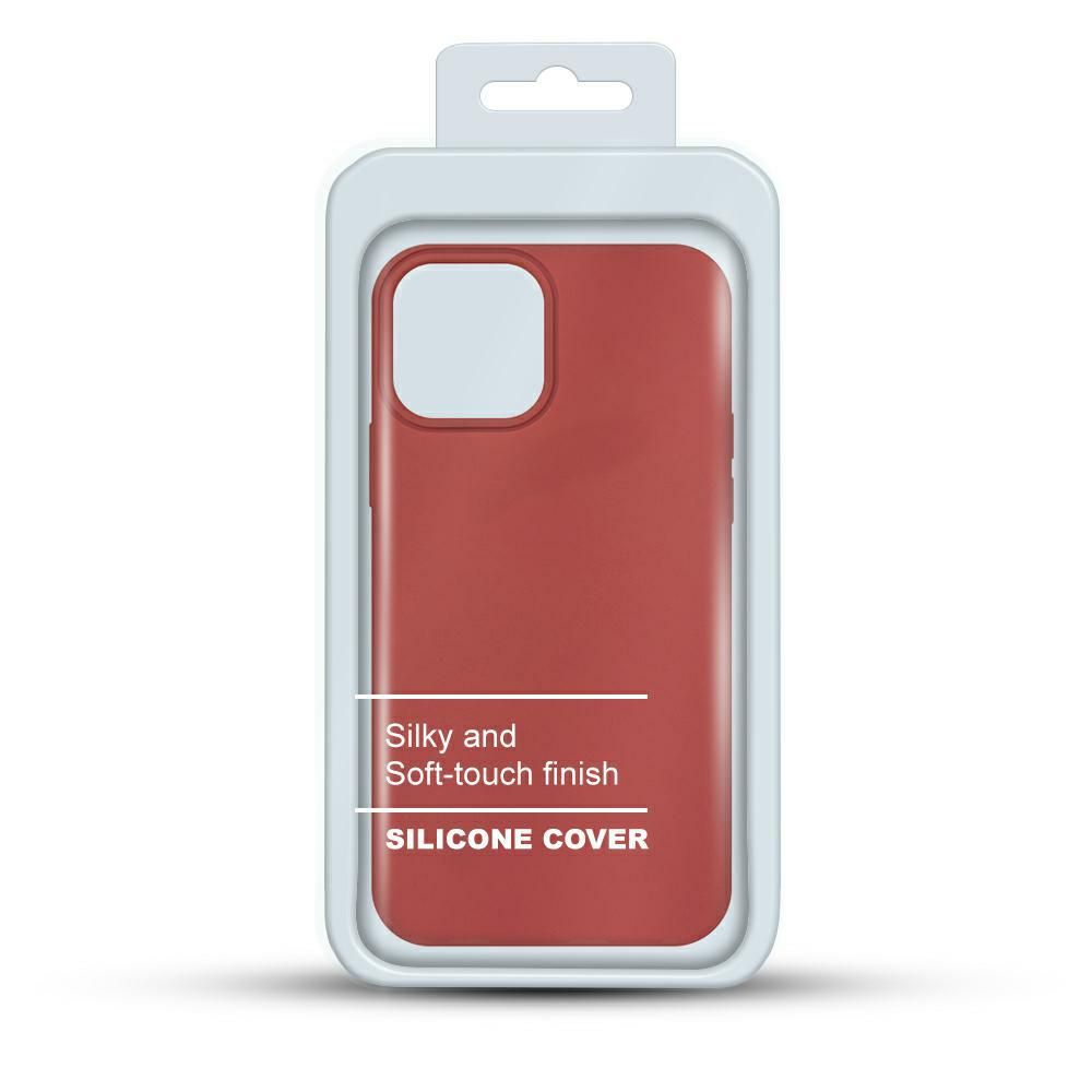 Pouzdro Liquid Case na Samsung S21 Plus - červené Jelly Case