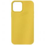 Pouzdro Liquid Case na iPhone 12 Mini 5.4" - žluté Jelly Case