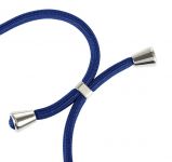 Pouzdro Rope Case na Samsung A72 na krk - modré Jelly Case