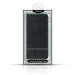 Sligo Case na Samsung A71 5G - Suede Book - černé