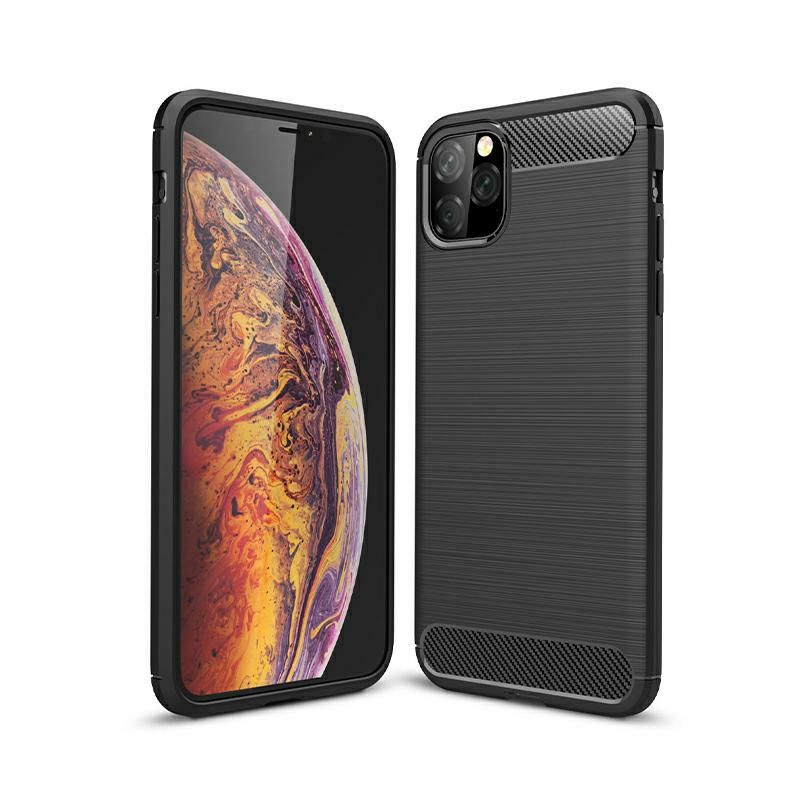 Pouzdro Jelly Case na iPhone 12 / 12 Pro 6.1" - Carbon LUX - černé
