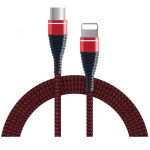 Armor USB kabel type C 3A - červený