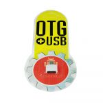 Adaptér OTG  USB - microUSB - bílý